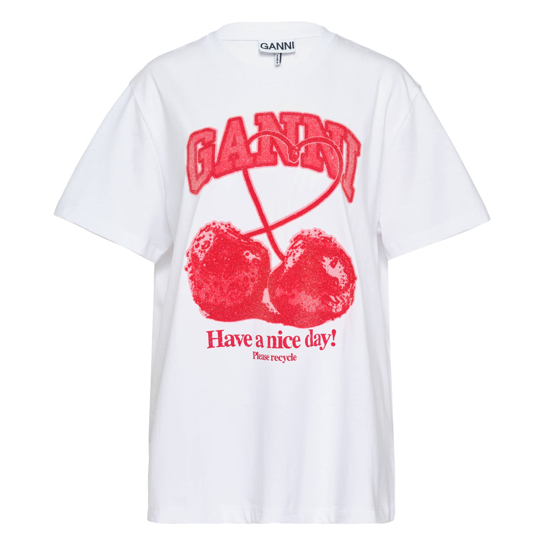 Cherry Graphic Cotton Tee