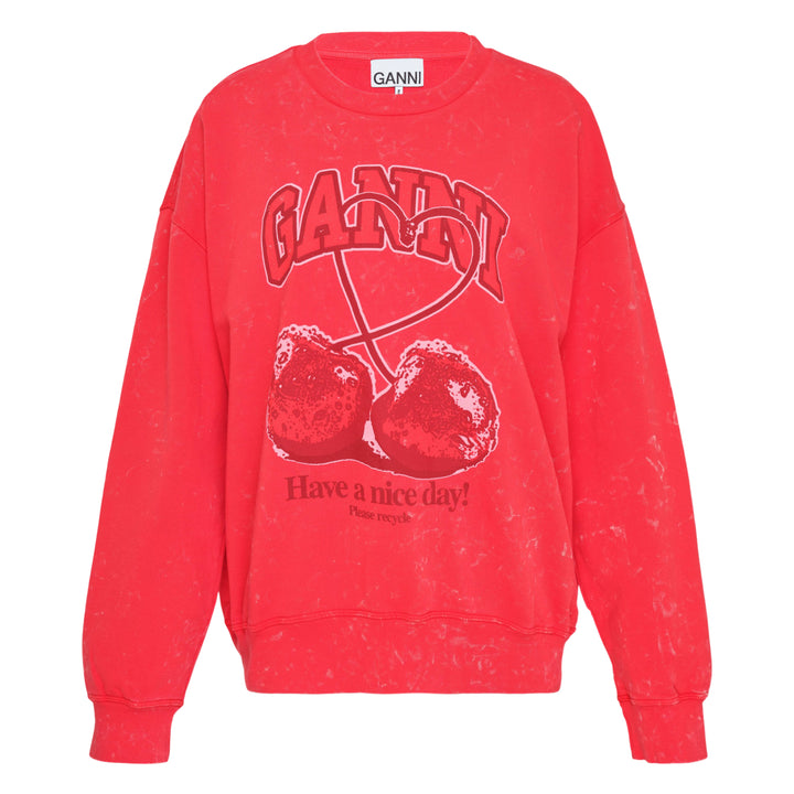 Cherry Washed Crewneck Sweatshirt