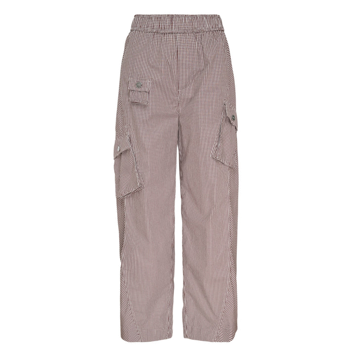 Check Cotton Cargo Pants