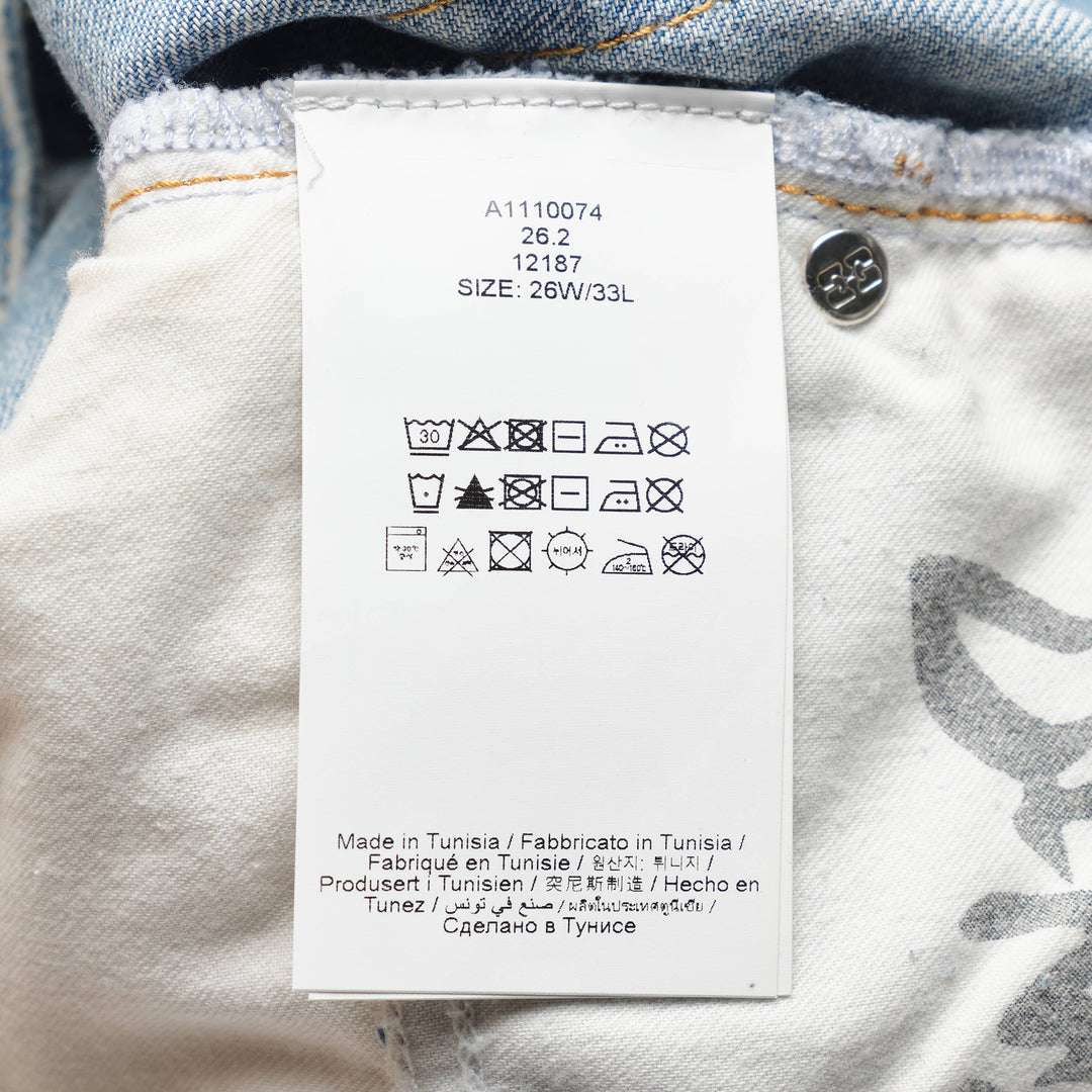 Lightweight Denim Baggy Cargo Shorts