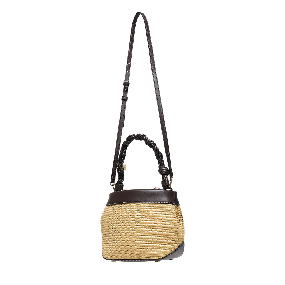 Bou Bucket Raffia Bag