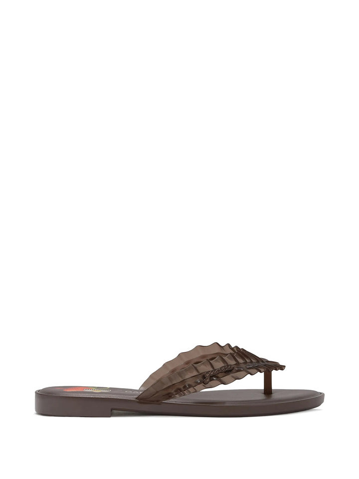 Ruffle Flip Flop Sandals