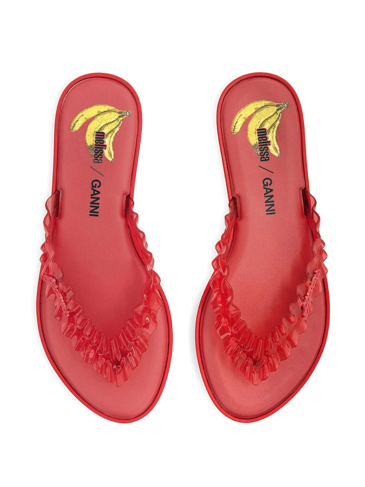 Ruffle Flip Flops