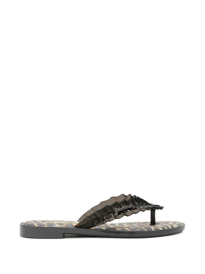 Ruffle Flip Flops