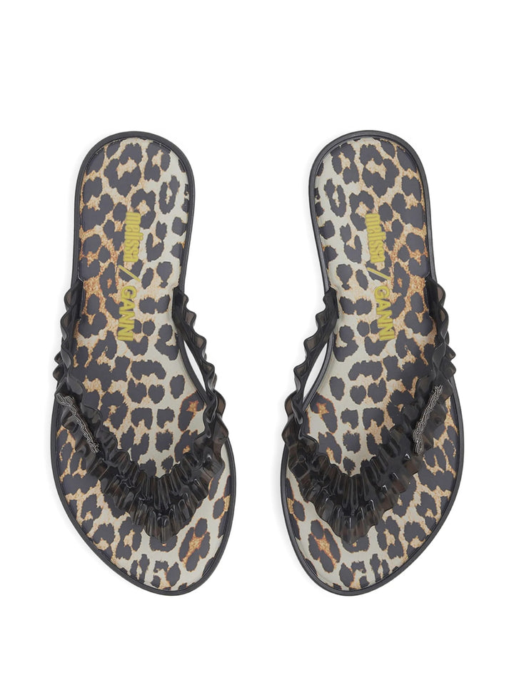 Ruffle Flip Flops