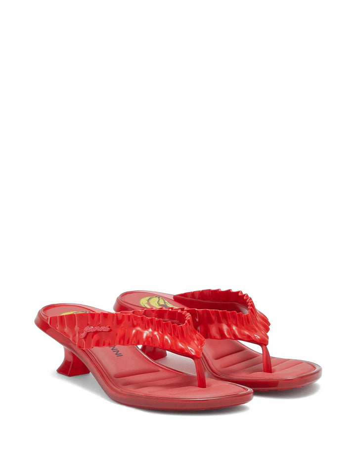 Thong Kitten Heel Sandals