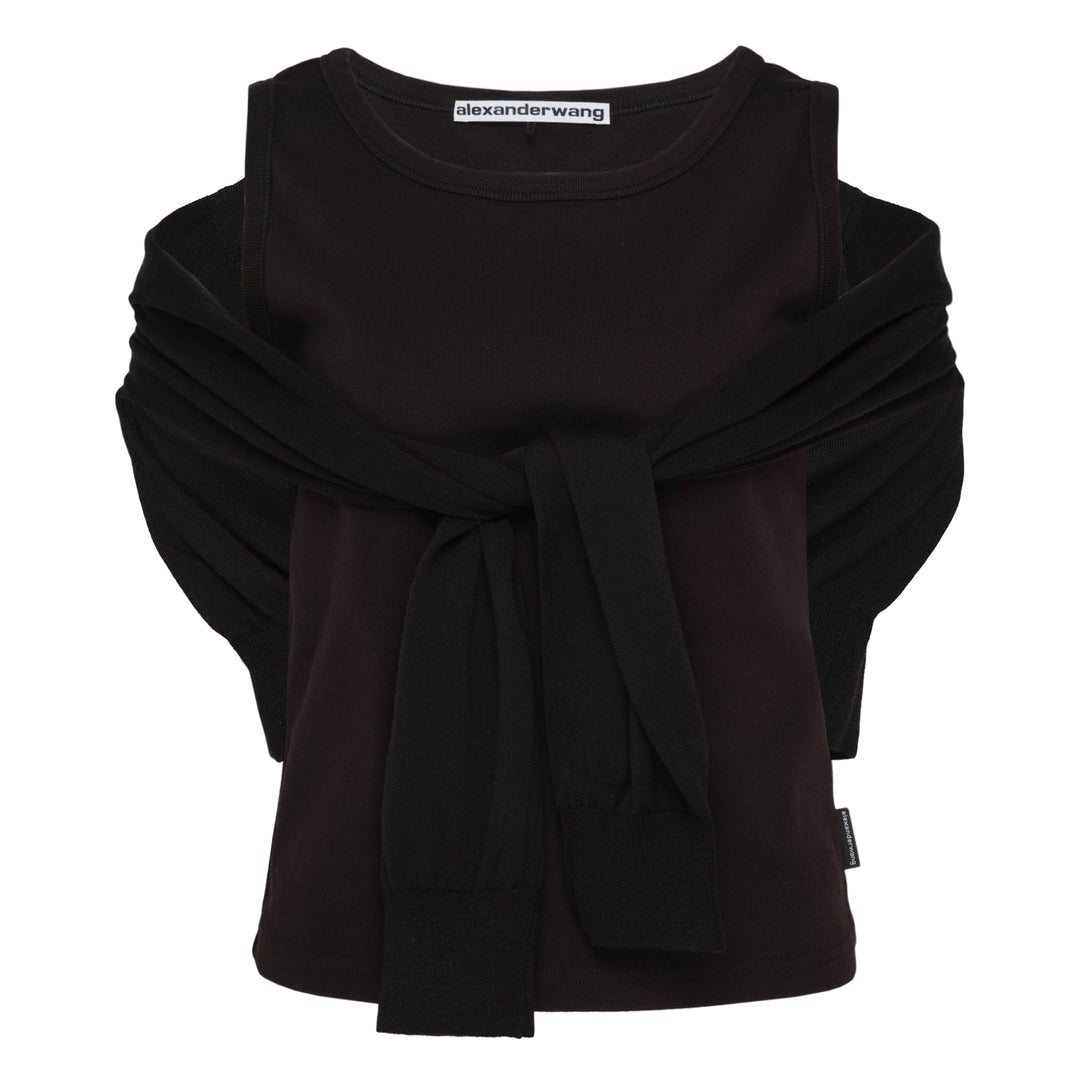 Pre-Styled Draped Tank Top