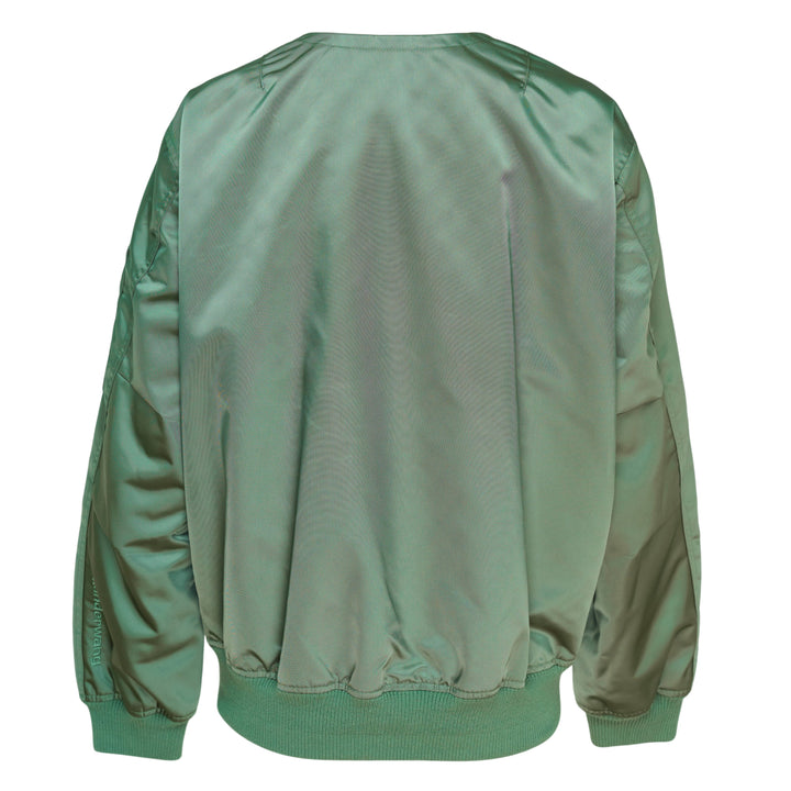 Scoop Neck Bomber Jacket