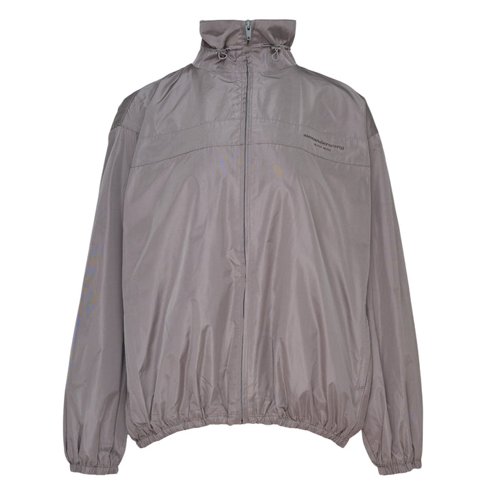 Oversized Gathered Track Jacket