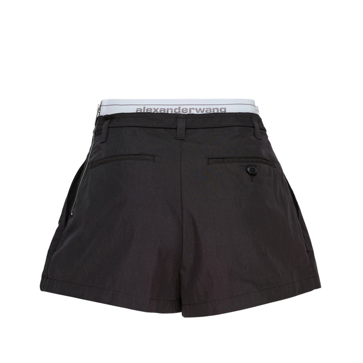 High-Rise Logo Elastic Shorts