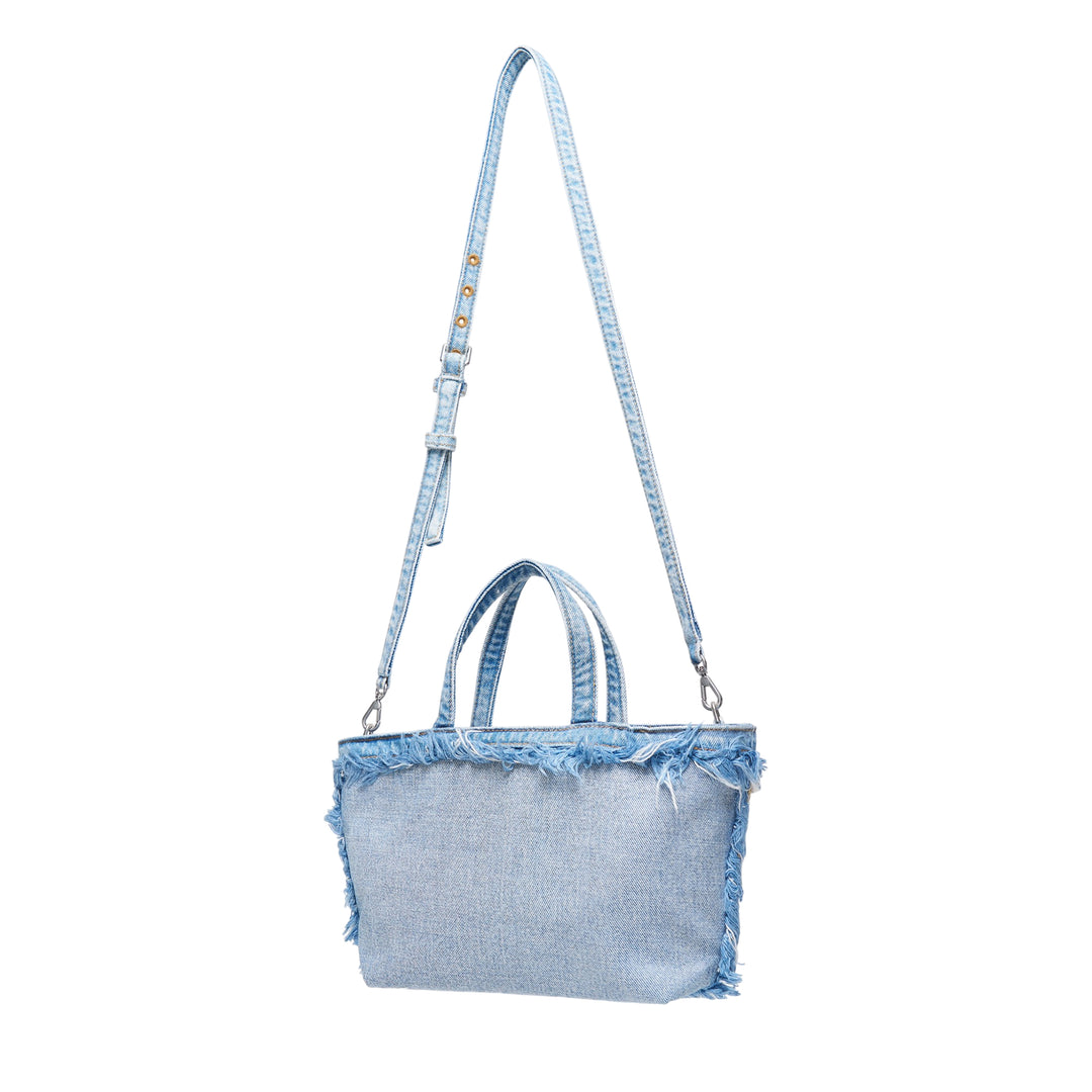 Punch Small Frayed Tote