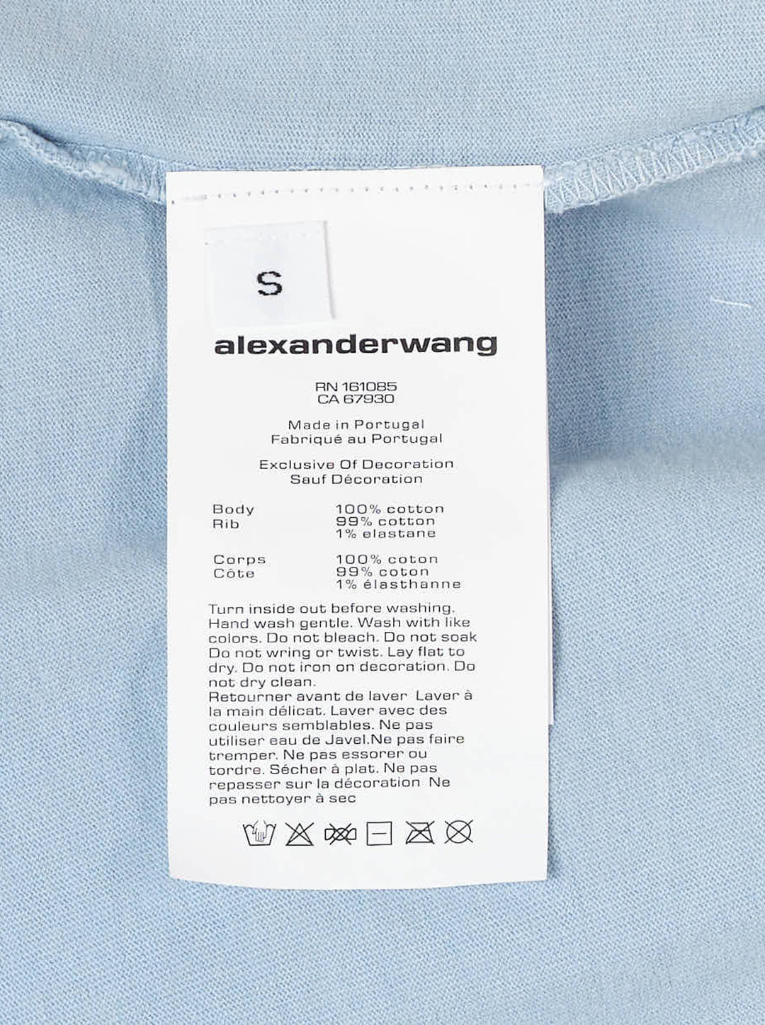 Alexander Wang Logo Print Short Sleeve Tee - view 4