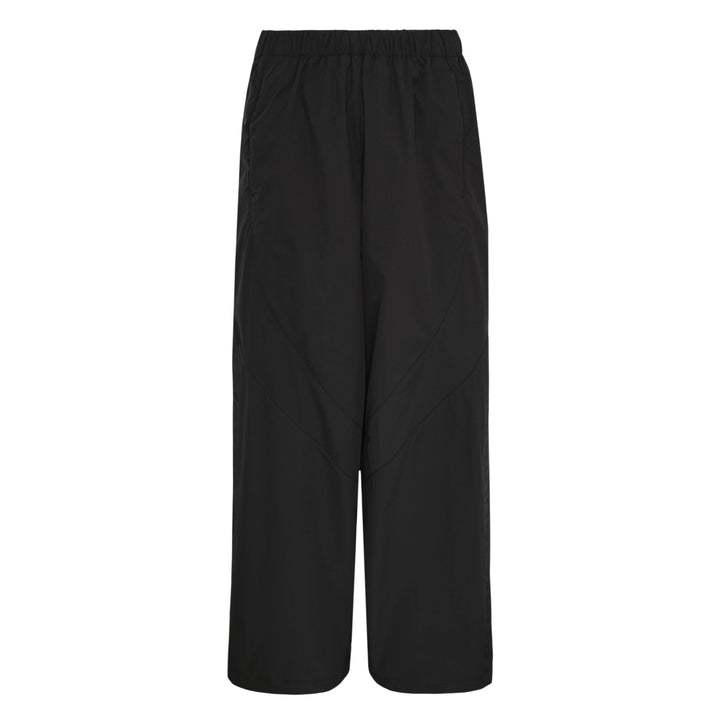Mid-Rise Perforated Track Pants