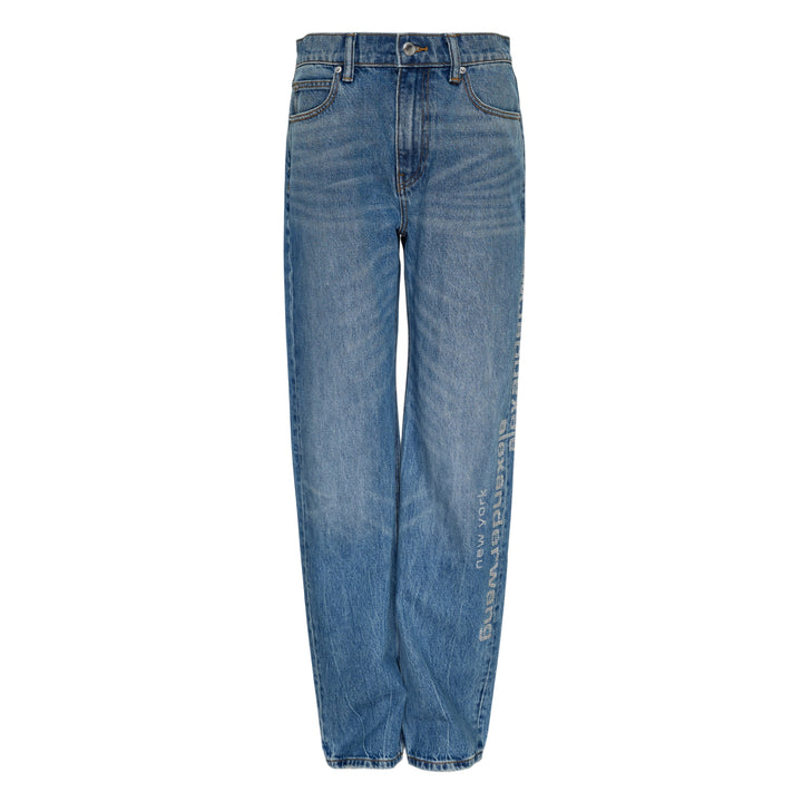 EZ Hotfix Mirror Logo Jeans