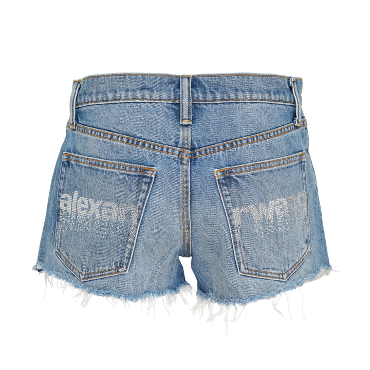 Relaxed Crystal Hotfix Shorts