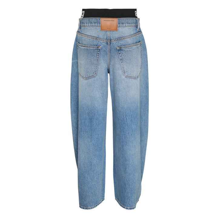 Blow Up Logo Waistband Jeans
