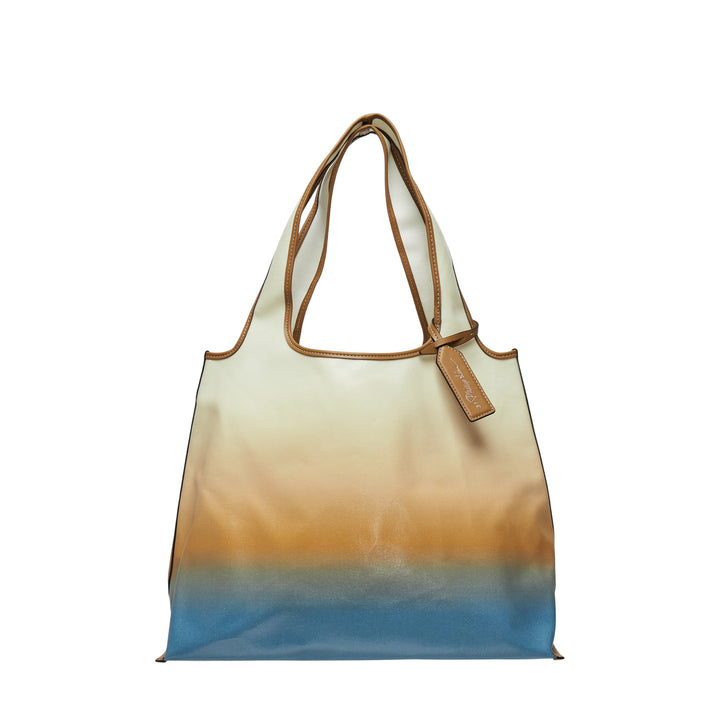 Ombré Coated Canvas Market Tote