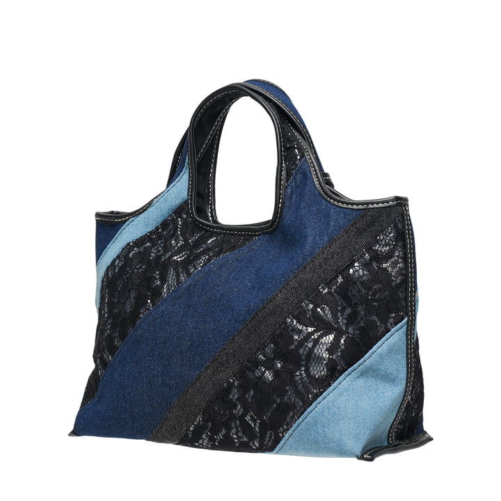 Lace Patchwork Mini Market Tote