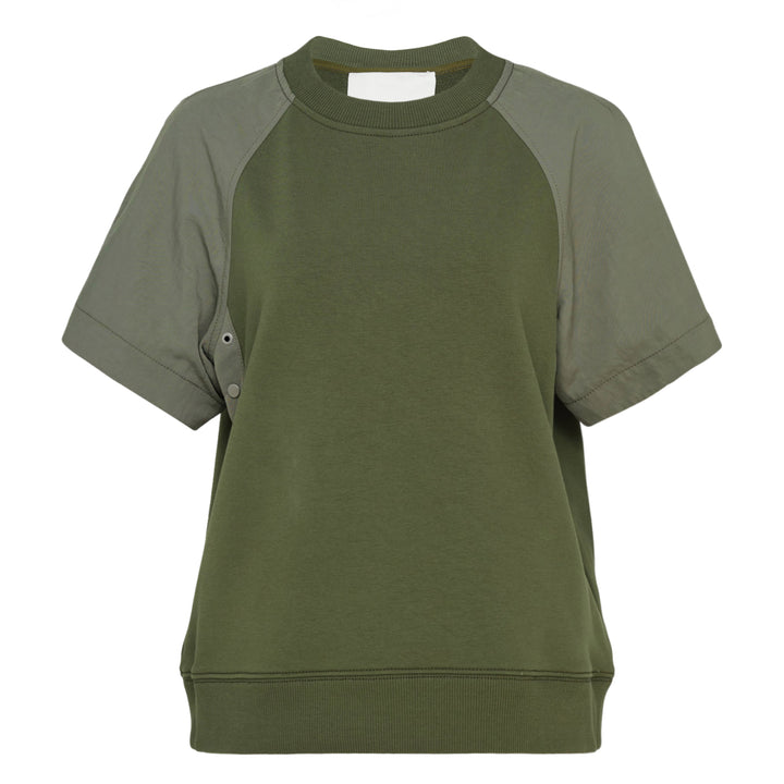Lantern French Terry Short Sleeve Top