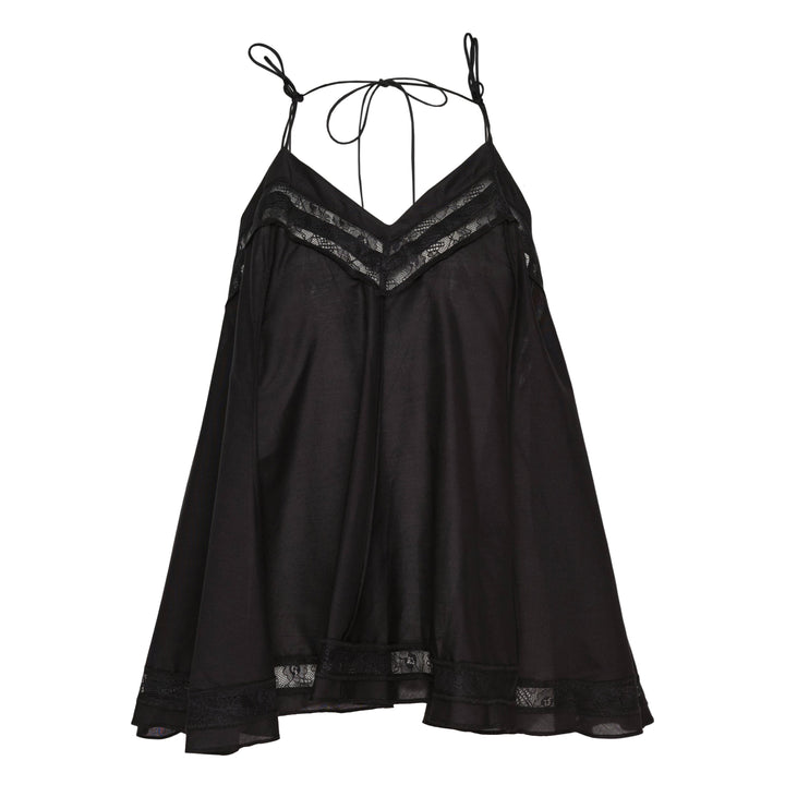 Voile Flounce Lace Top