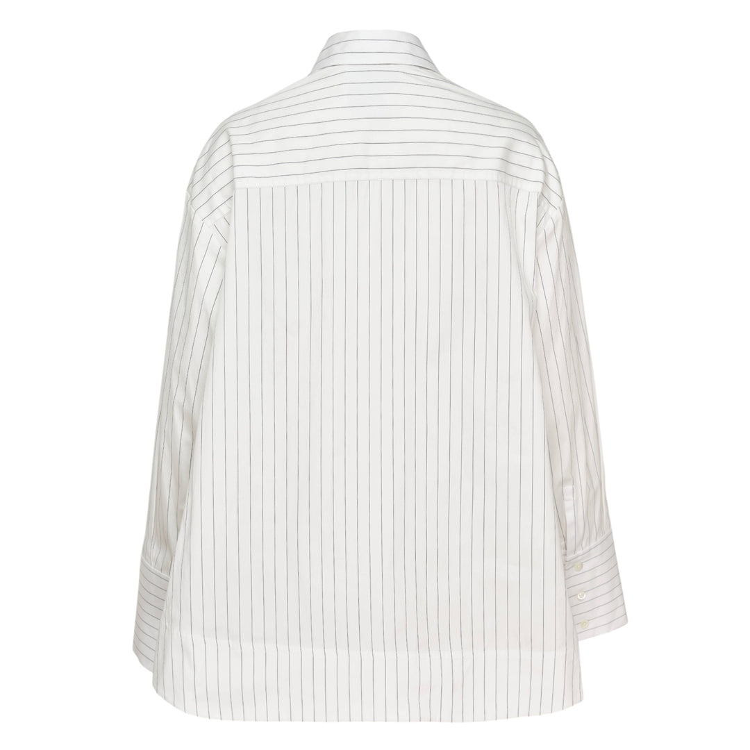 Asymmetrical Stripe Trapeze Shirt