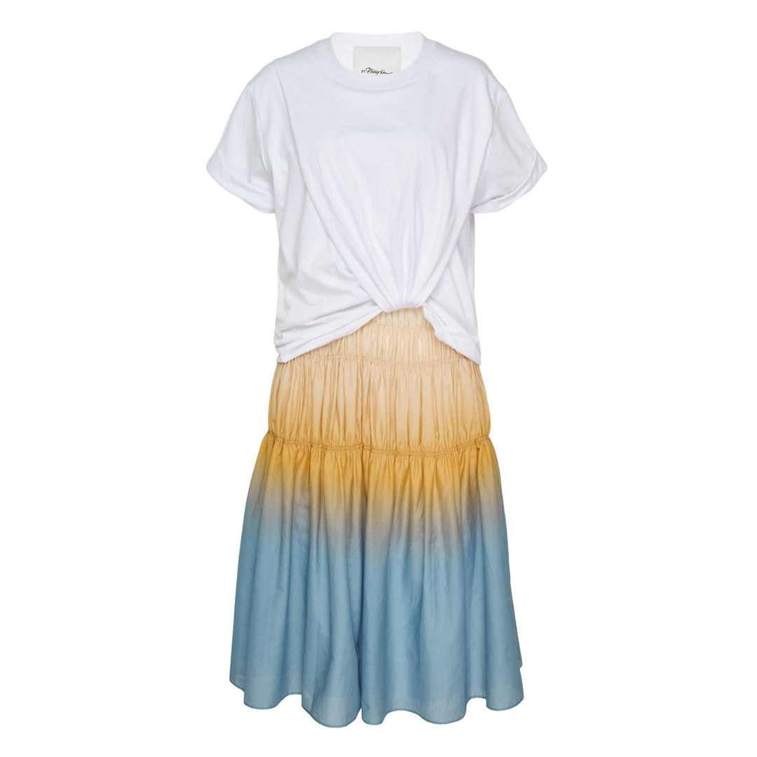 Ombré T-Shirt Combo Dress