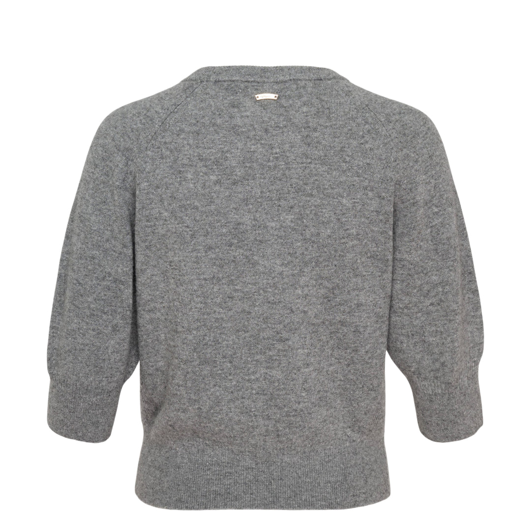 Wool Cashmere 3/4 Sleeve Sweater