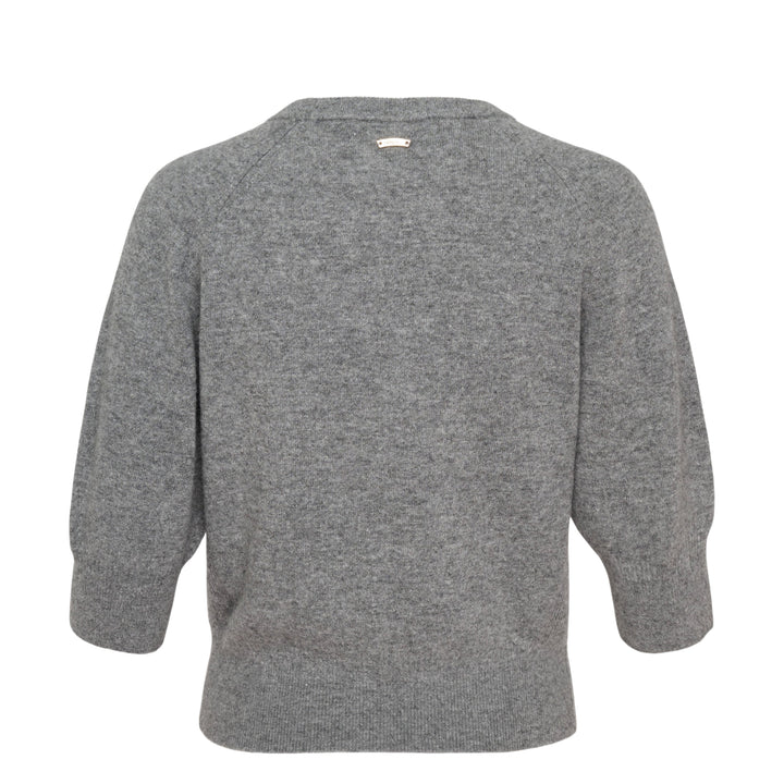 Wool Cashmere 3/4 Sleeve Sweater
