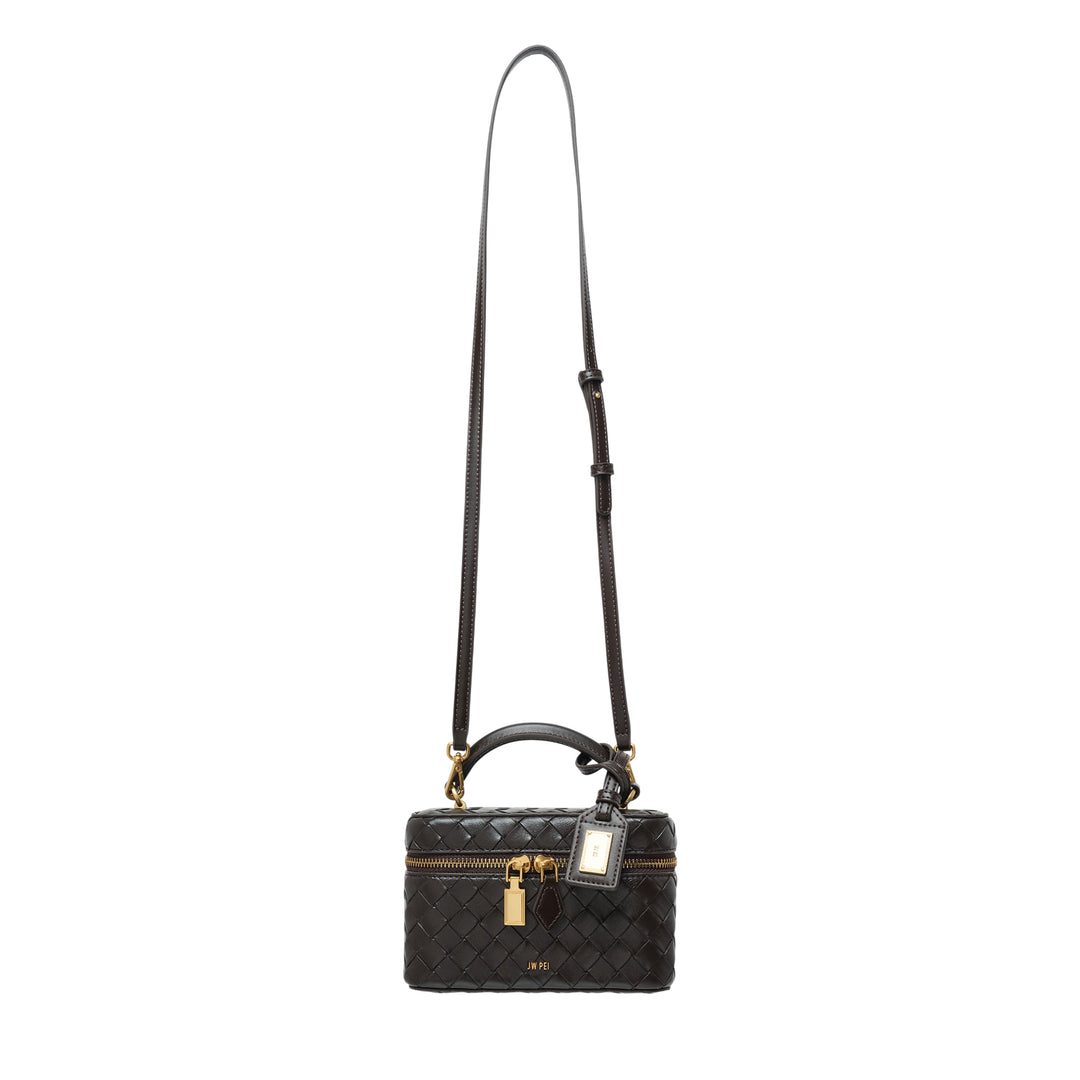 Cleo Woven Texture Box Bag