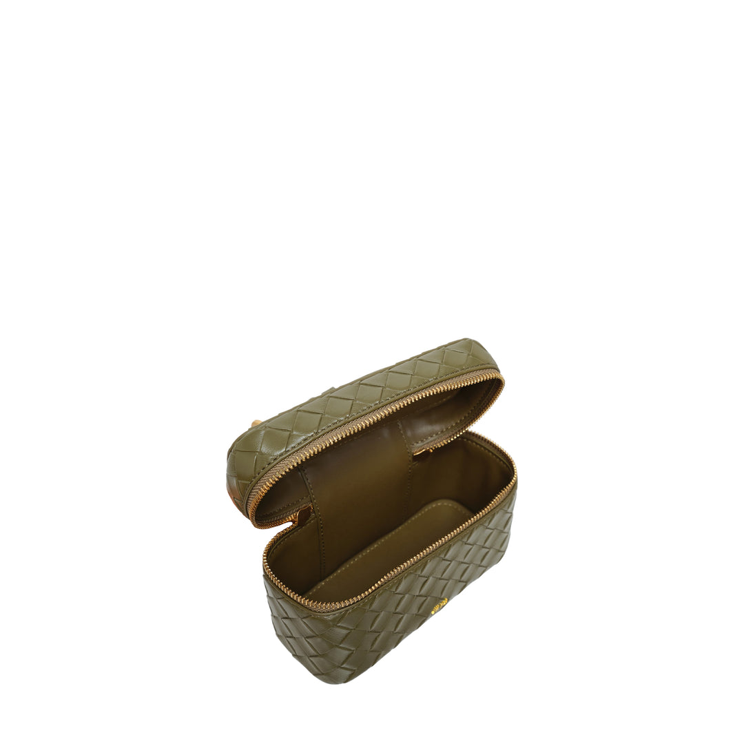 Cleo Woven Texture Box Bag