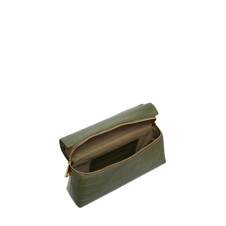 Thea Croc-Embossed Top Handle