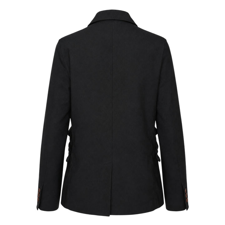 Ruffled Gabardine Blazer