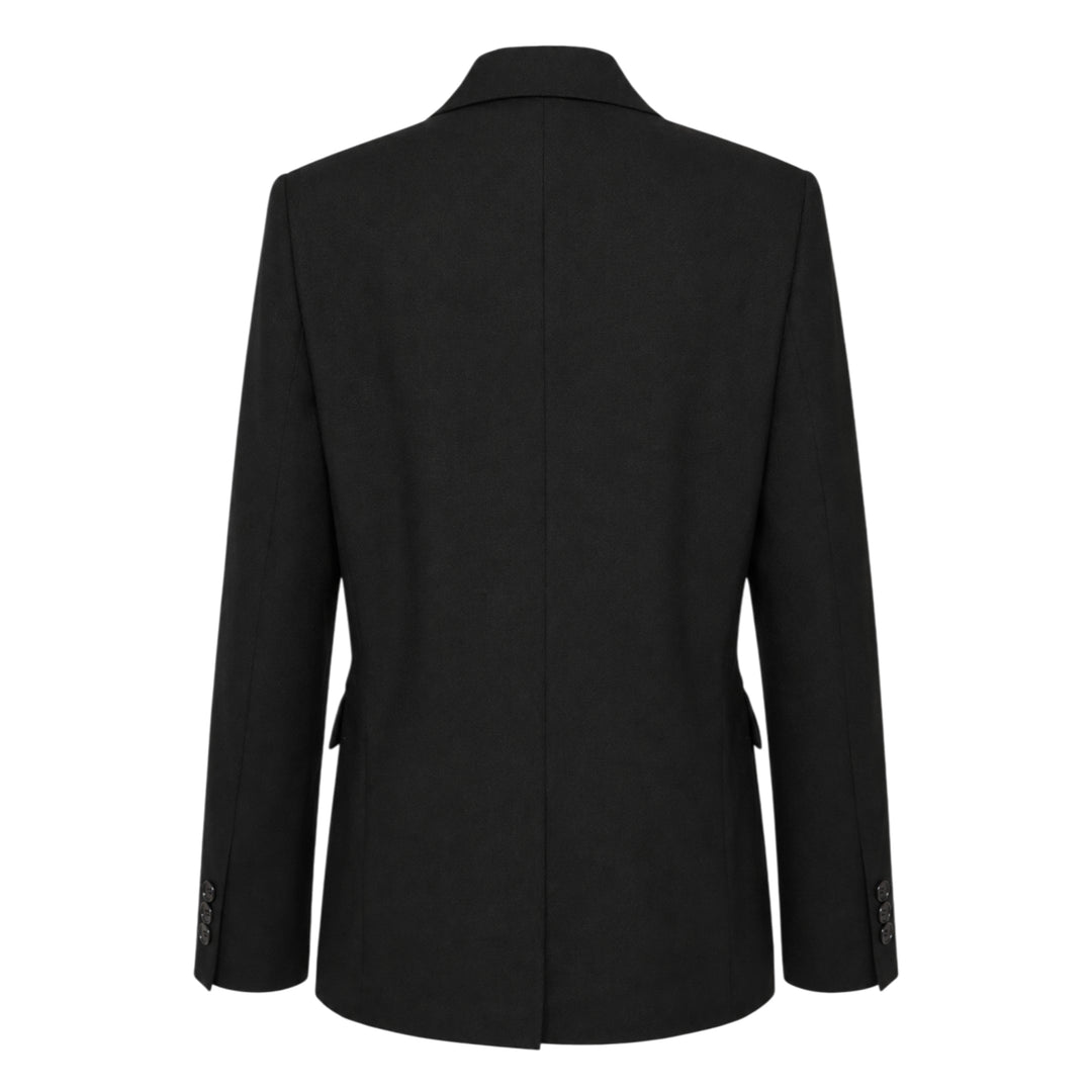Wool Tropical Peter Pan Collar Jacket