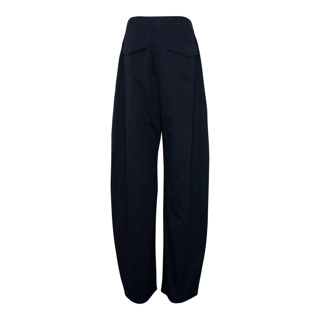 Laure Barrel Leg Trousers