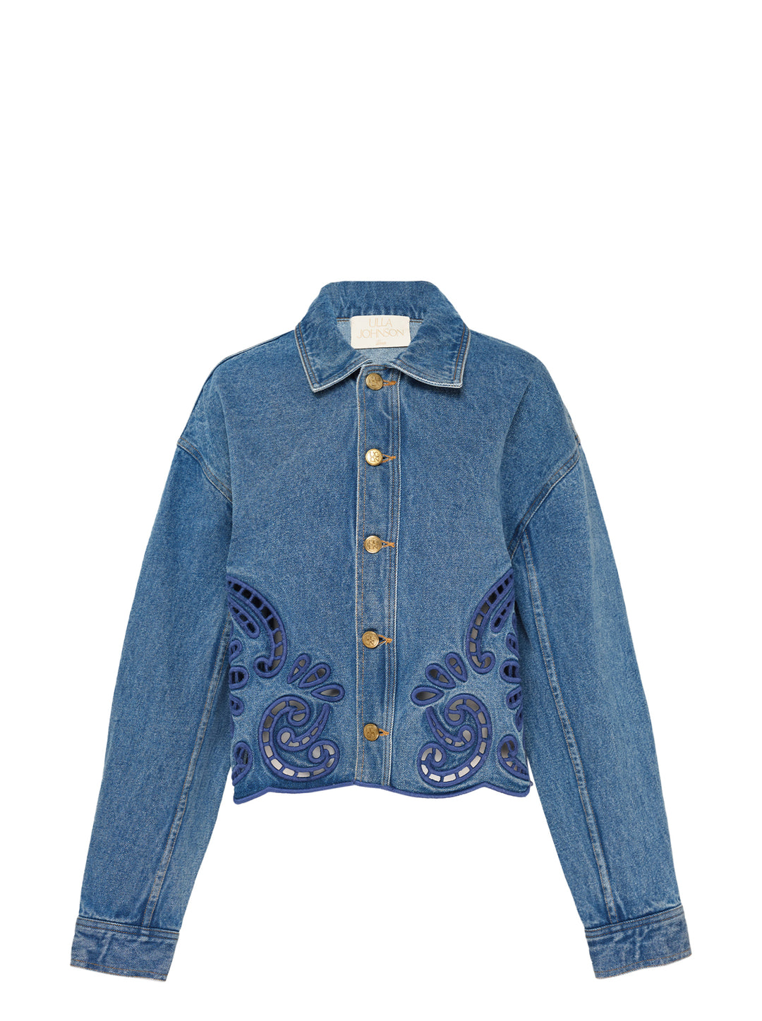 Bobbi Eyelet Denim Jacket