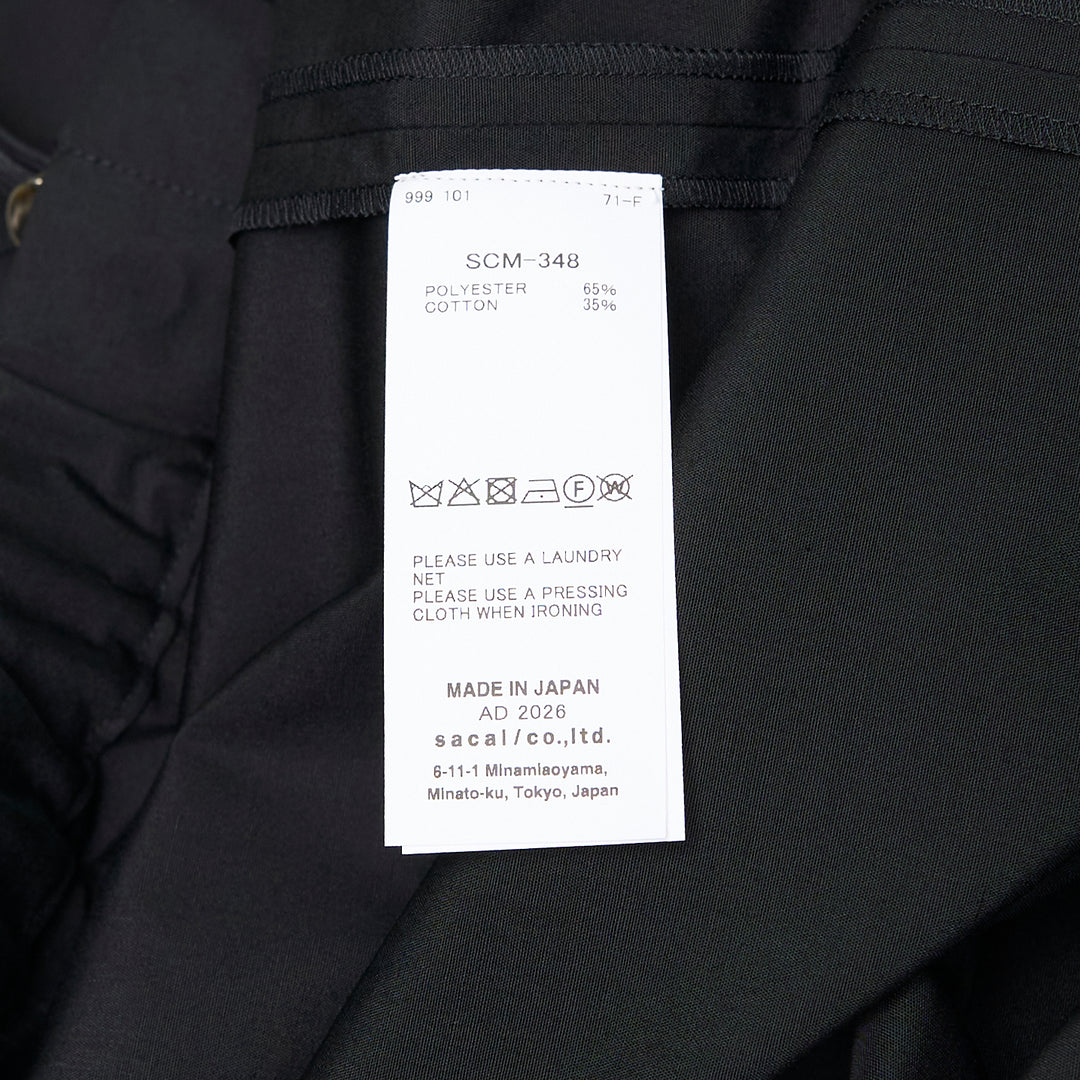 Cotton Poplin Short Sleeve Shirt
