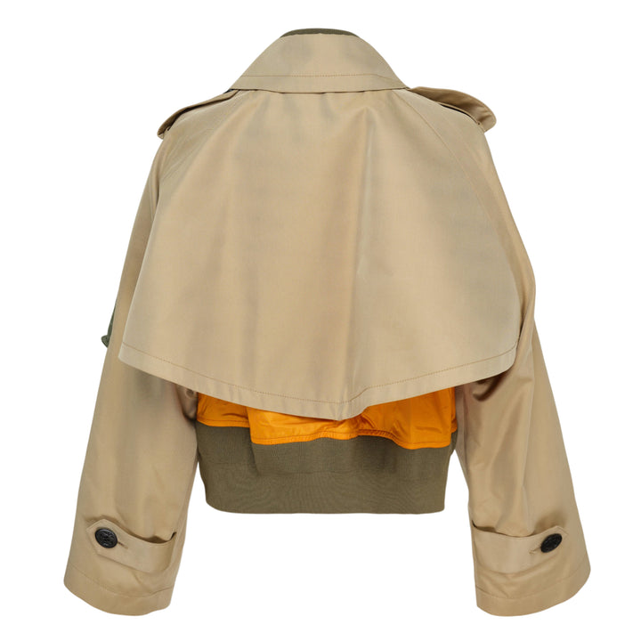Cotton Gabardine Nylon Twill Blouson