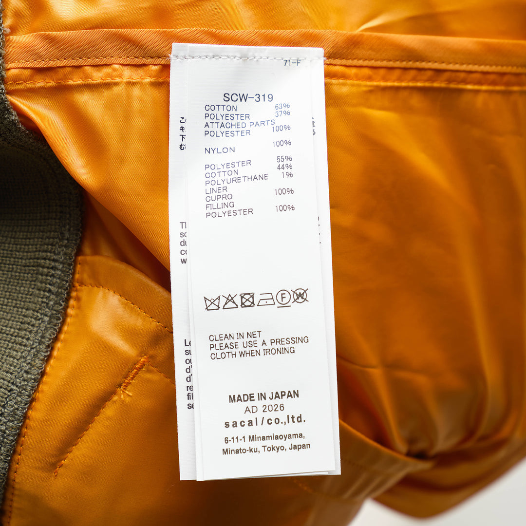 Cotton Gabardine Nylon Twill Blouson