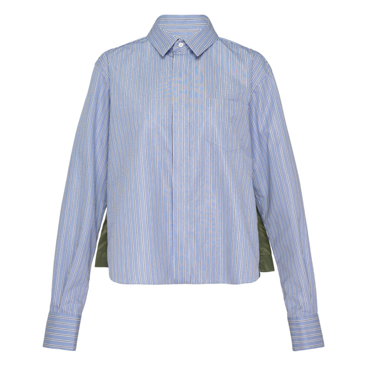 Cotton Poplin Nylon Twill Shirt