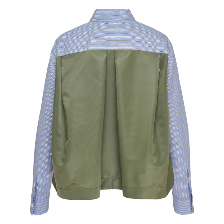 Cotton Poplin Nylon Twill Shirt