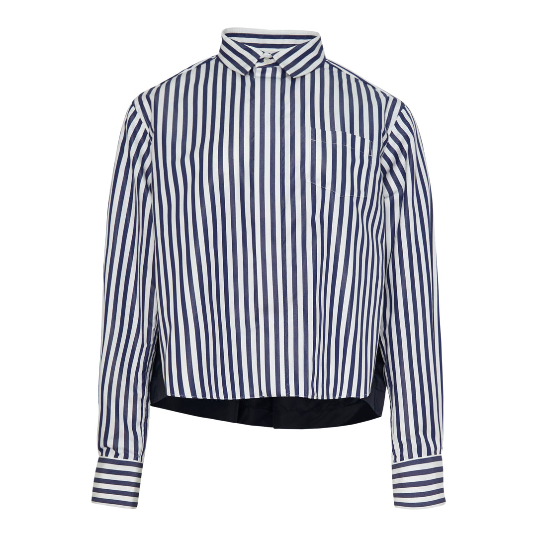 Cotton Poplin Nylon Twill Shirt
