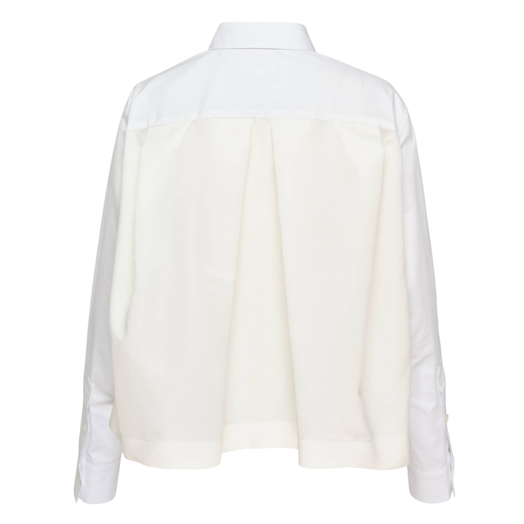 Cotton Poplin Nylon Twill Shirt