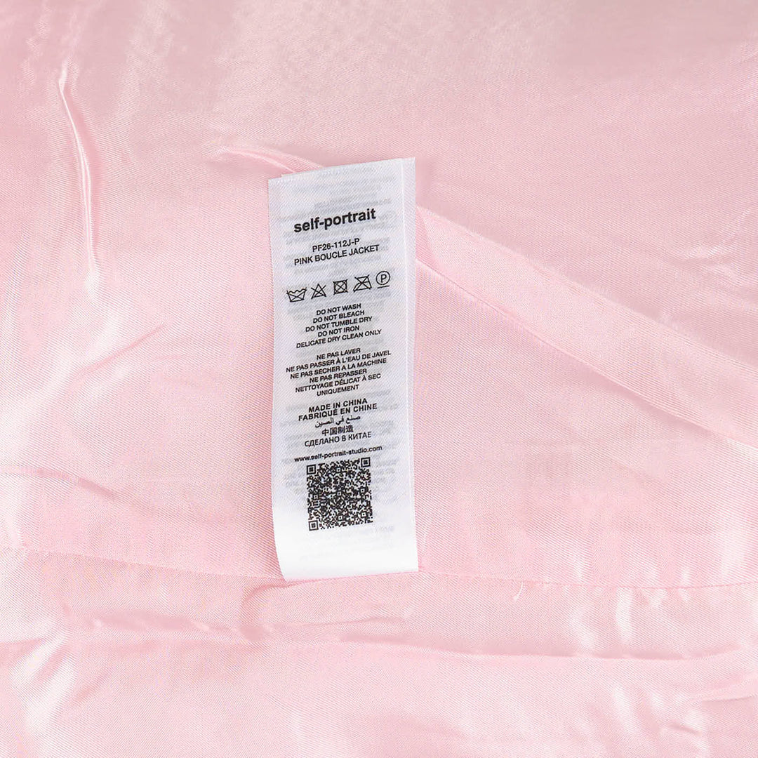 Pink Boucle Jacket