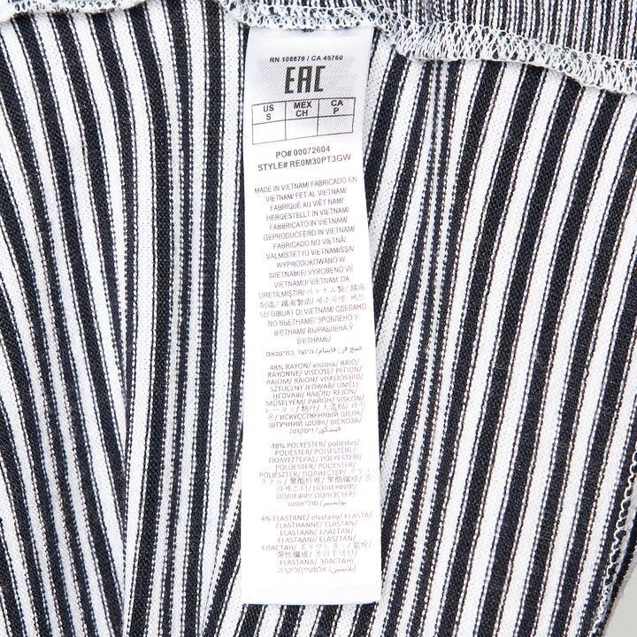 Knit Button Stripe Polo