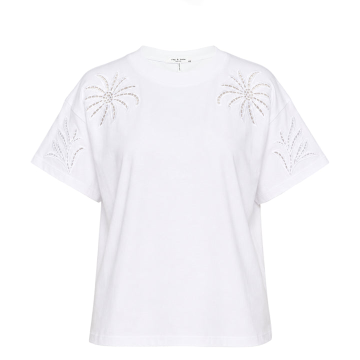 Floral Cutout Kelly Boxy Tee