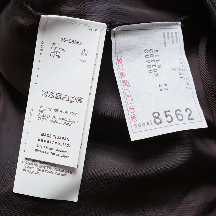 Double-Faced Silk Cotton Pants