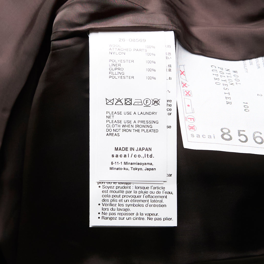 Suiting Nylon Twill Skirt