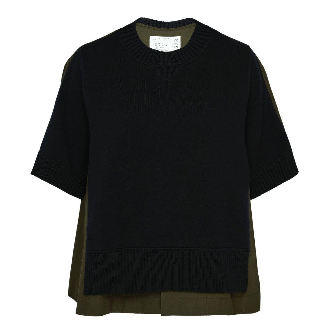 Cotton Weather Short Sleeve Knit Top