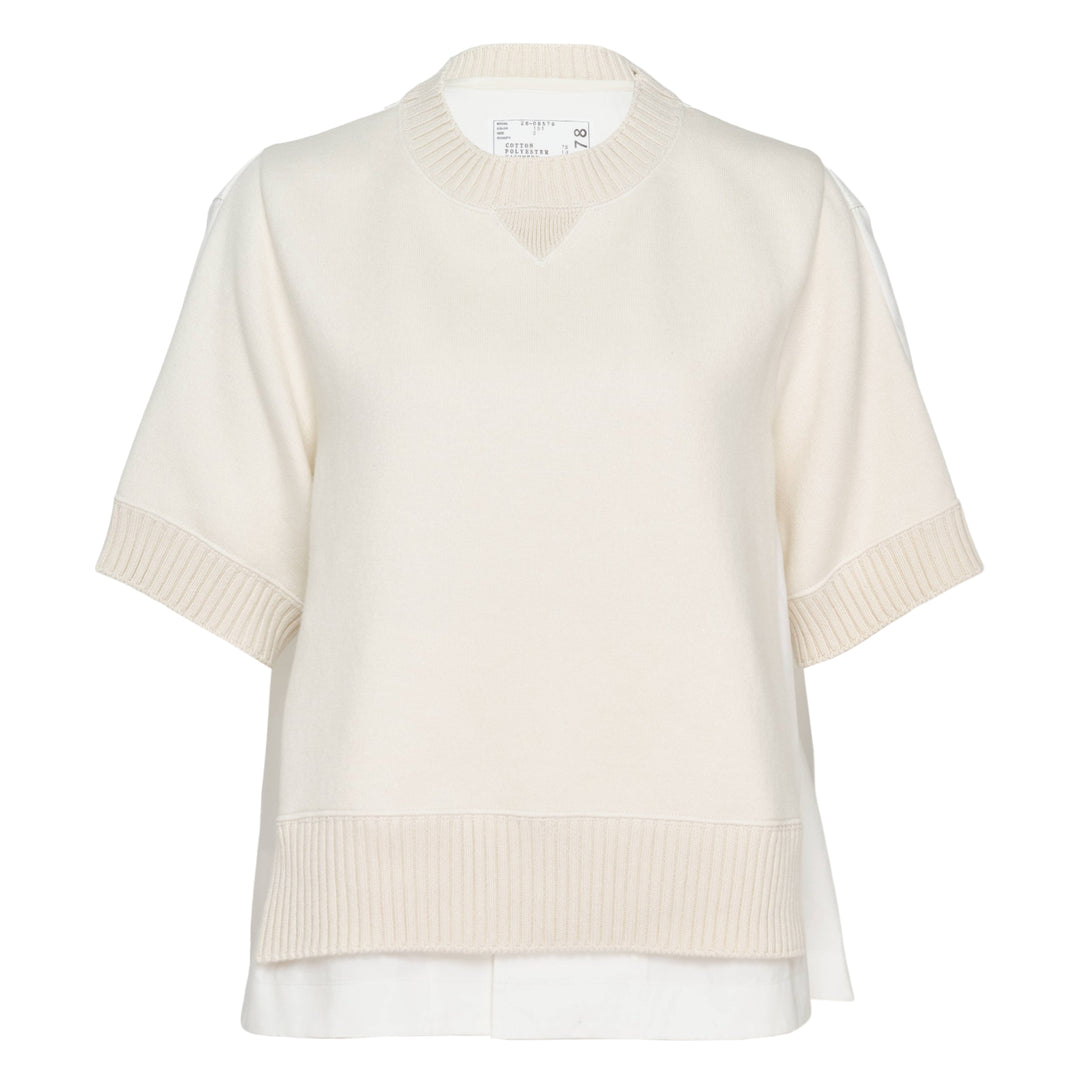 Cotton Weather Short Sleeve Knit Top