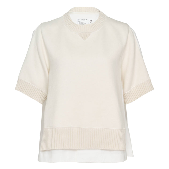 Cotton Weather Short Sleeve Knit Top